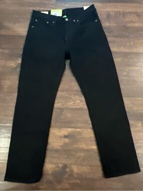 Levis 514 Straight Fit Jeans Stretch Jeans Black 32x30